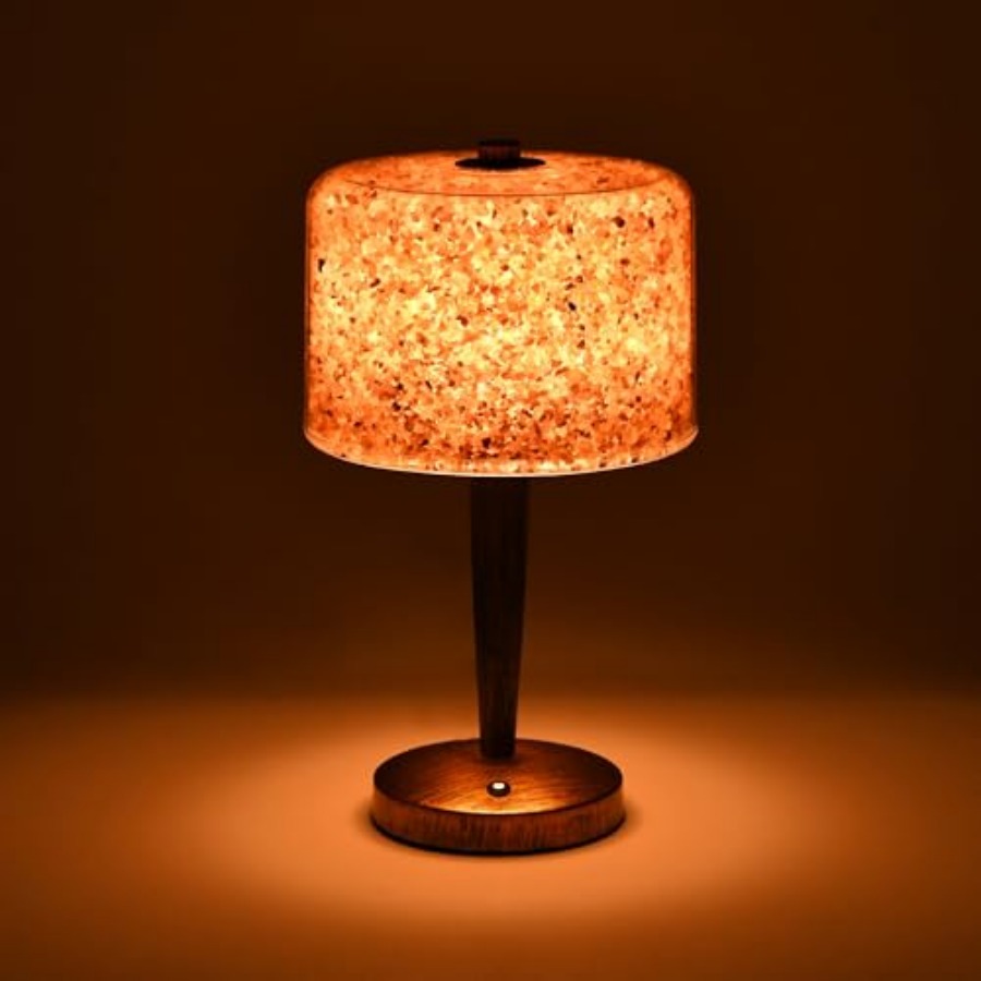 Himalayan Salt Lamp - Lampada di sale dell'Himalaya con controllo