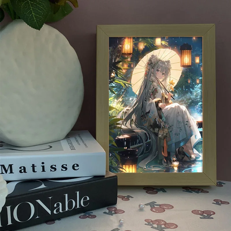 Lighting Decor Photos - Serie Hatsune Miku Pittura leggera Decorazione