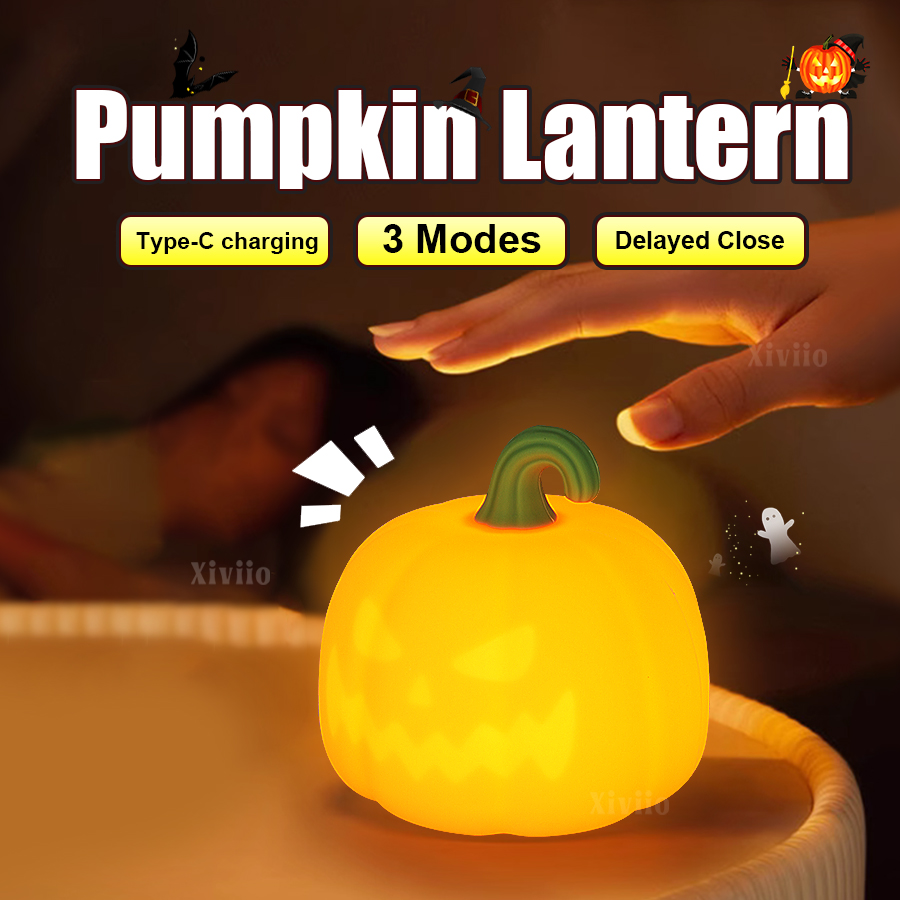 Lighting Decoration Ideas - Lampada da zucca di Halloween Lampada