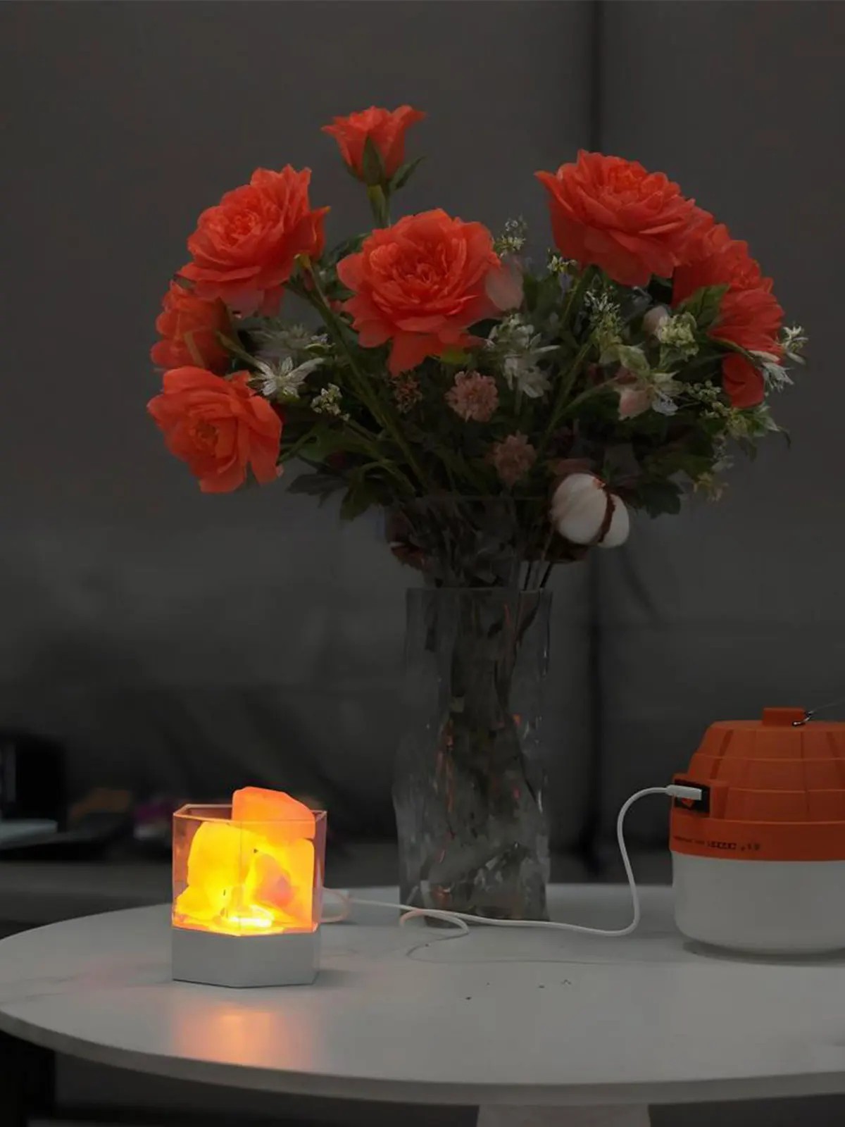 Himalayan Salt Lamp - Lampada di Sale dell'Himalaya Naturale E5