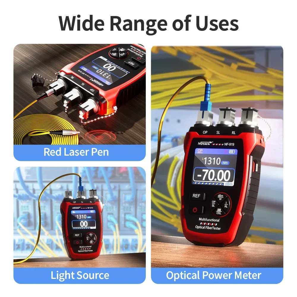 Lighting Visual - NOYAFA Tester per fibra ottica Misuratore