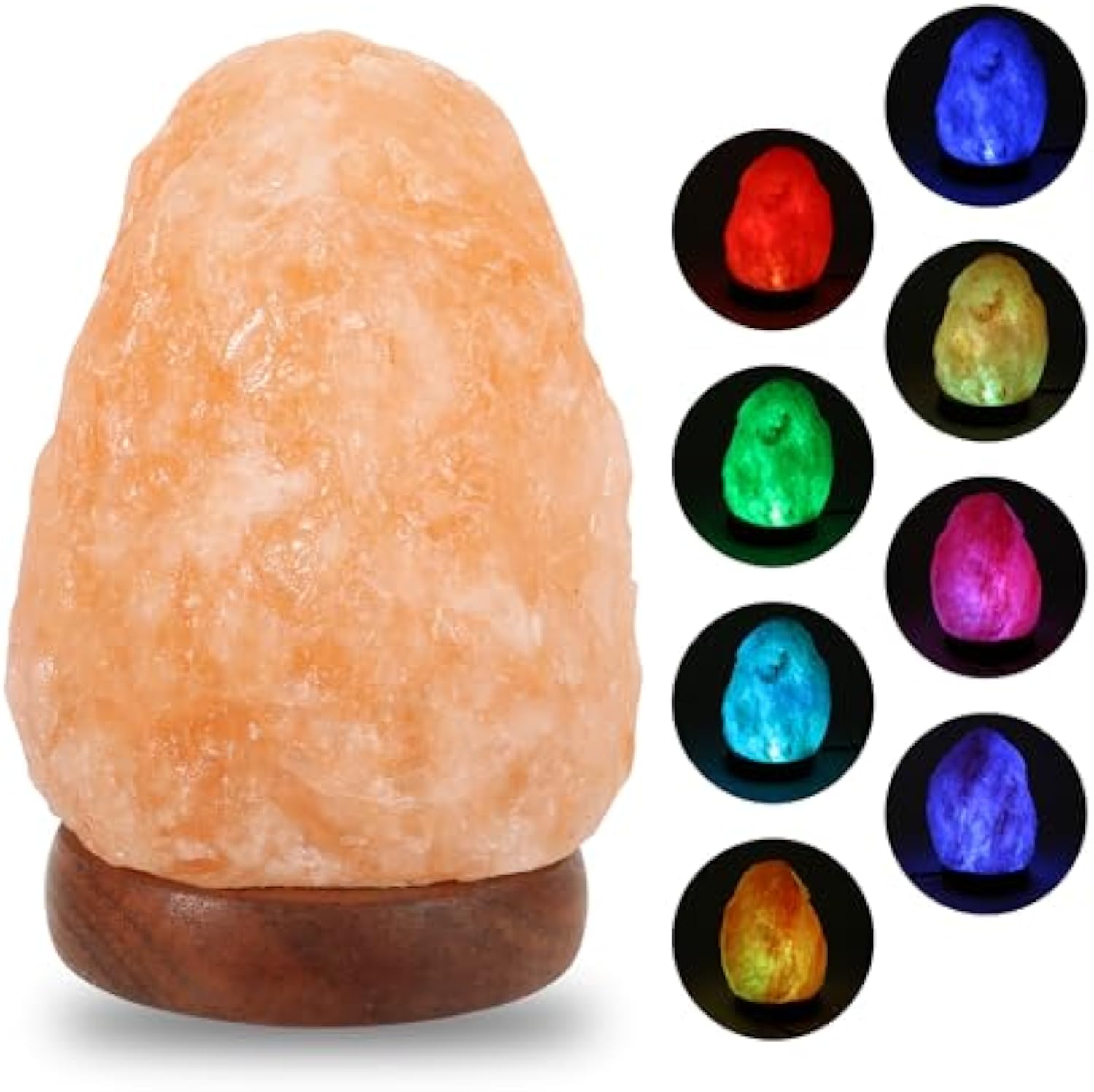 Himalayan Salt Lamp - Lampada di Sale dell'Himalaya in Materiale