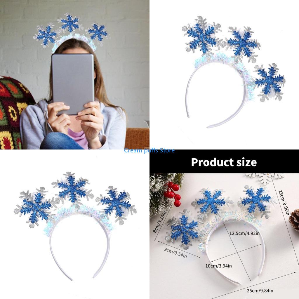Lighting Decor Photos - 50LE Fiocco neve Illumina fascia Copricapo
