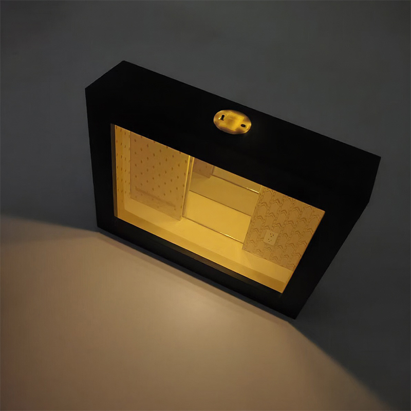 Lighting Decor Photos - Cornice Fotografica con Specchio Infinito e