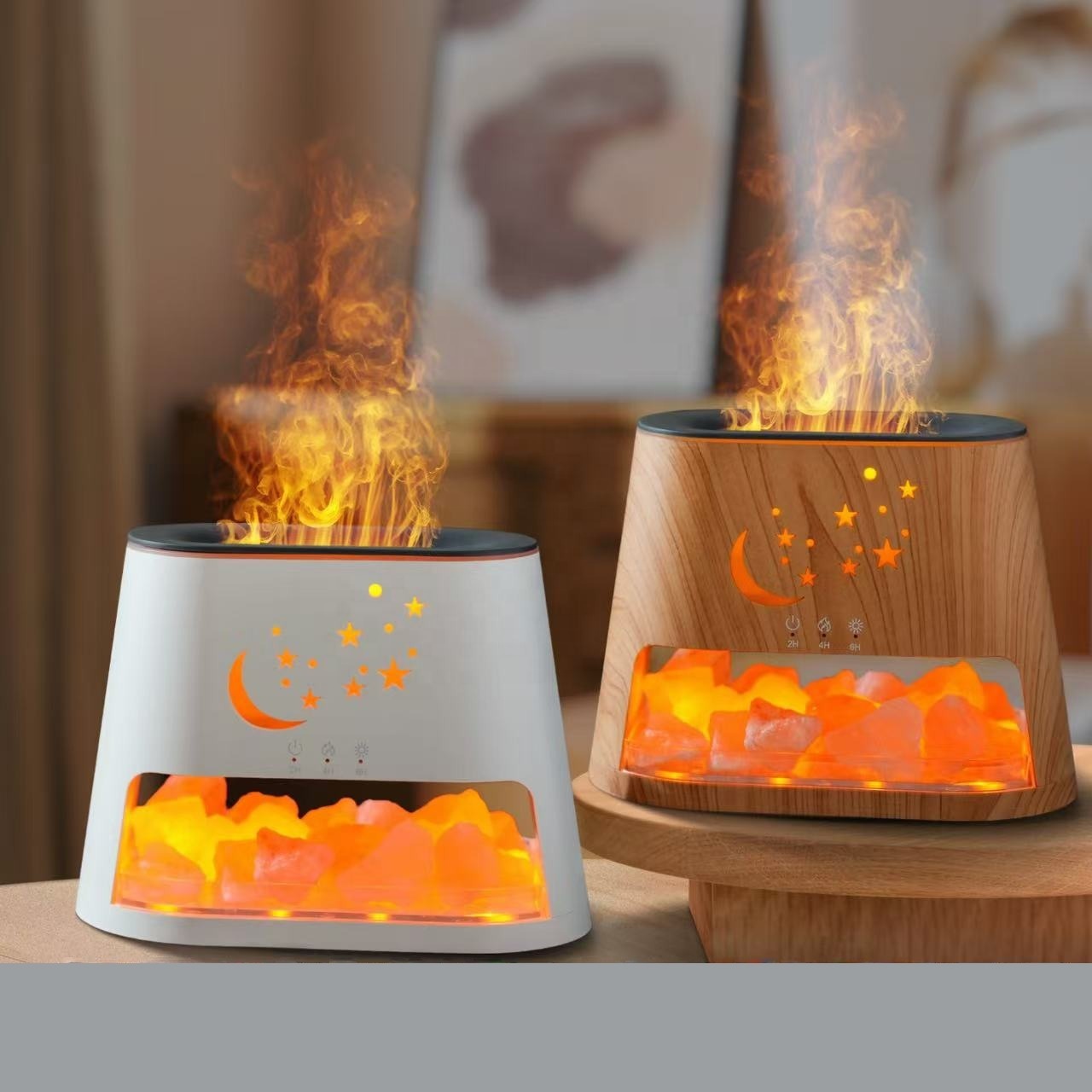 Himalayan Salt Lamp - Diffusore di oli essenziali per aromaterapia