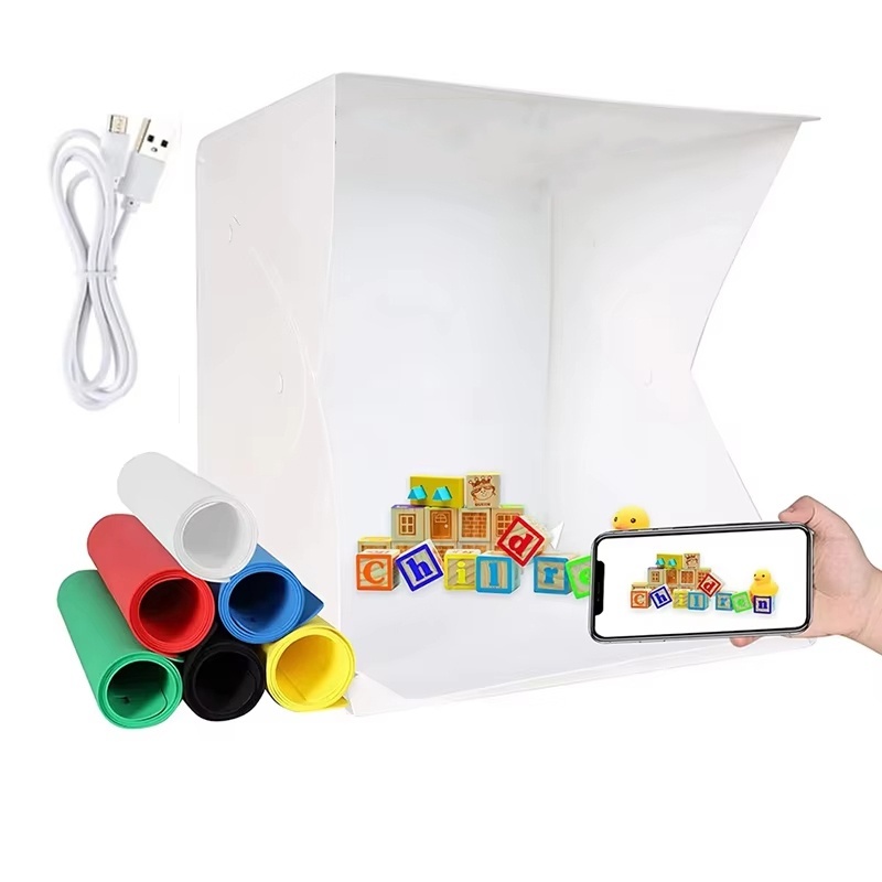 Lighting Gallery - Lightbox Pieghevole Portatile per Fotografia, Tenda