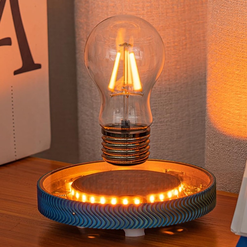 Unique Lighting Decor - Lampadina LED Levitante Senza Fili, Lampada