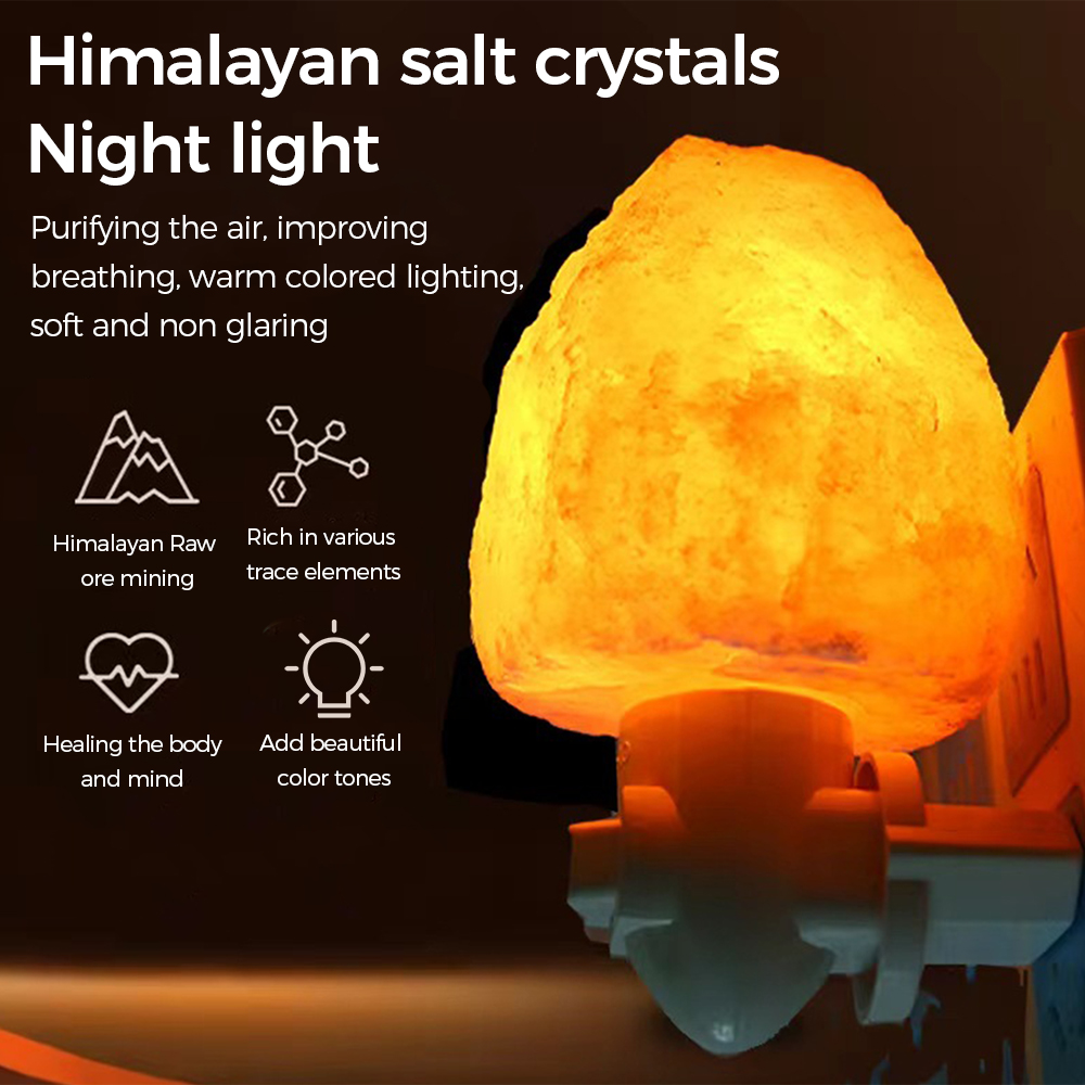 Himalayan Salt Lamp - C5 Luce notturna a LED Lampada