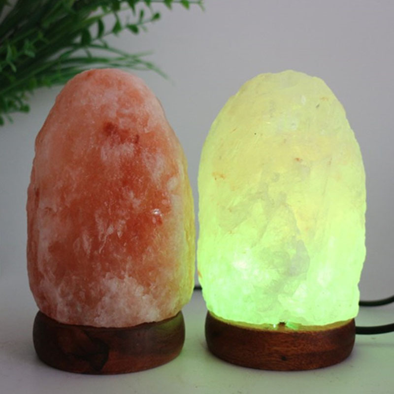 Himalayan Salt Lamp - Lampada di sale Cristallo dell'Himalaya Cambia