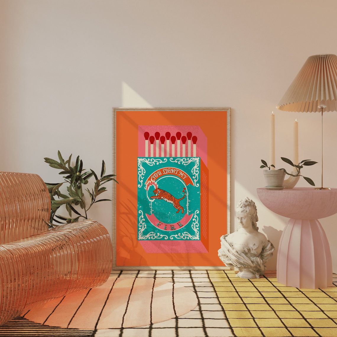 You Light My Fire Orange Match - Lighting Decoration Ideas recensione e prezzo