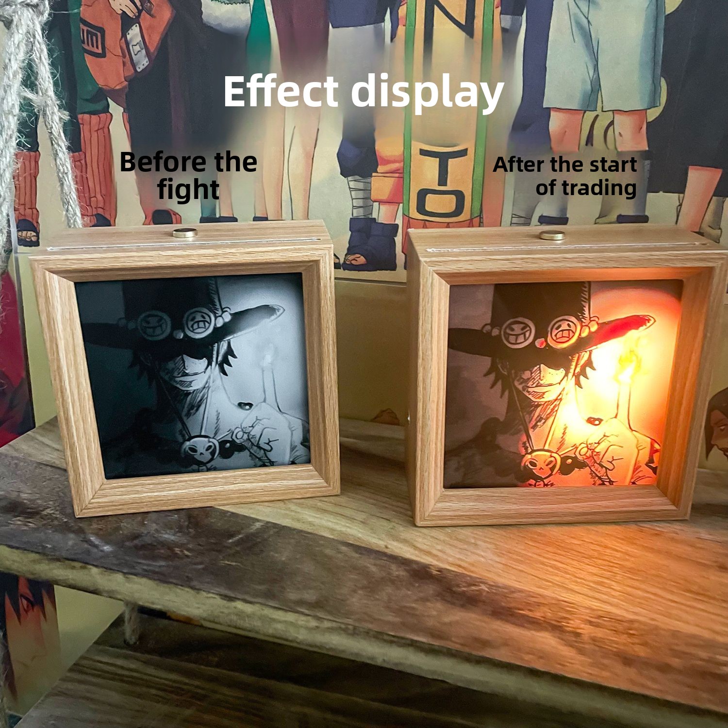 Poster luminoso di One Piece,  - Lighting Decor Photos recensione e prezzo