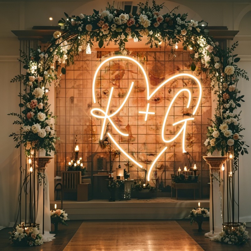 Insegna al neon a LED con iniz - Lighting Decoration Ideas recensione e prezzo