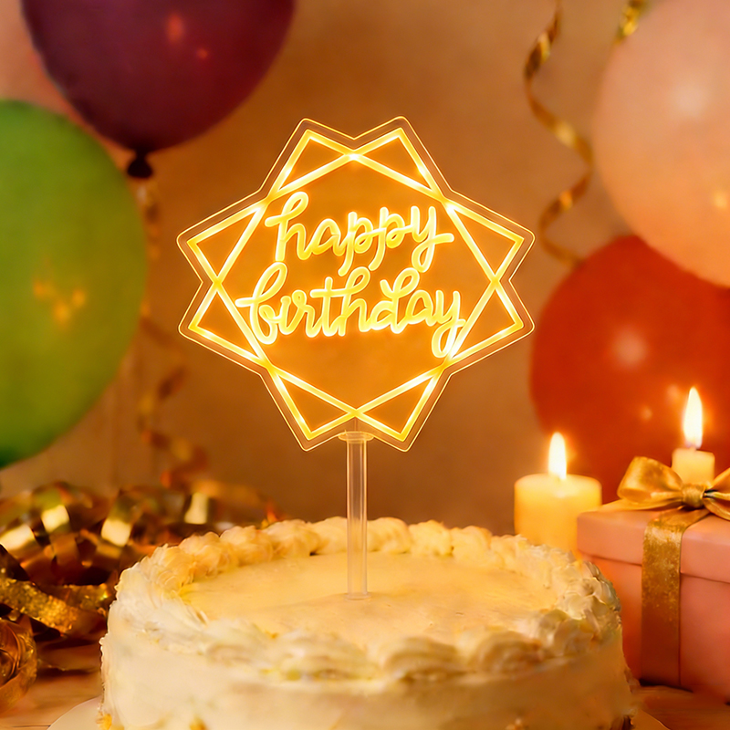 Decorazione per torta luminosa - Up Lighting Decor recensione e prezzo