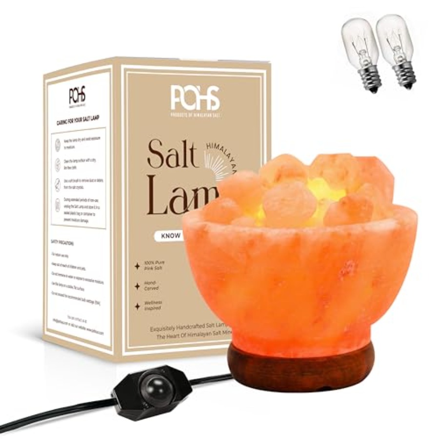Lampada a ciotola di sale rosa - Himalayan Salt Lamp recensione e prezzo