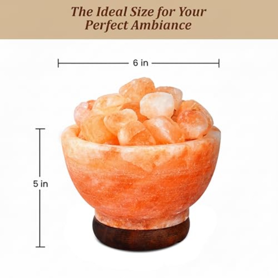 Lampada a ciotola di sale rosa - Himalayan Salt Lamp recensione e prezzo