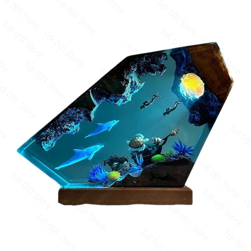 Luce Notturna in Resina con De - Unique Lighting Decor recensione e prezzo