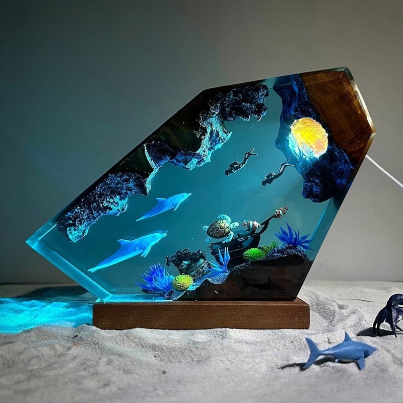Luce Notturna in Resina con De - Unique Lighting Decor recensione e prezzo