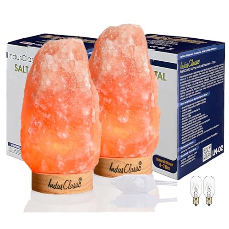 LN-02 Confezione da 2 Lampade  - Himalayan Salt Lamp recensione e prezzo