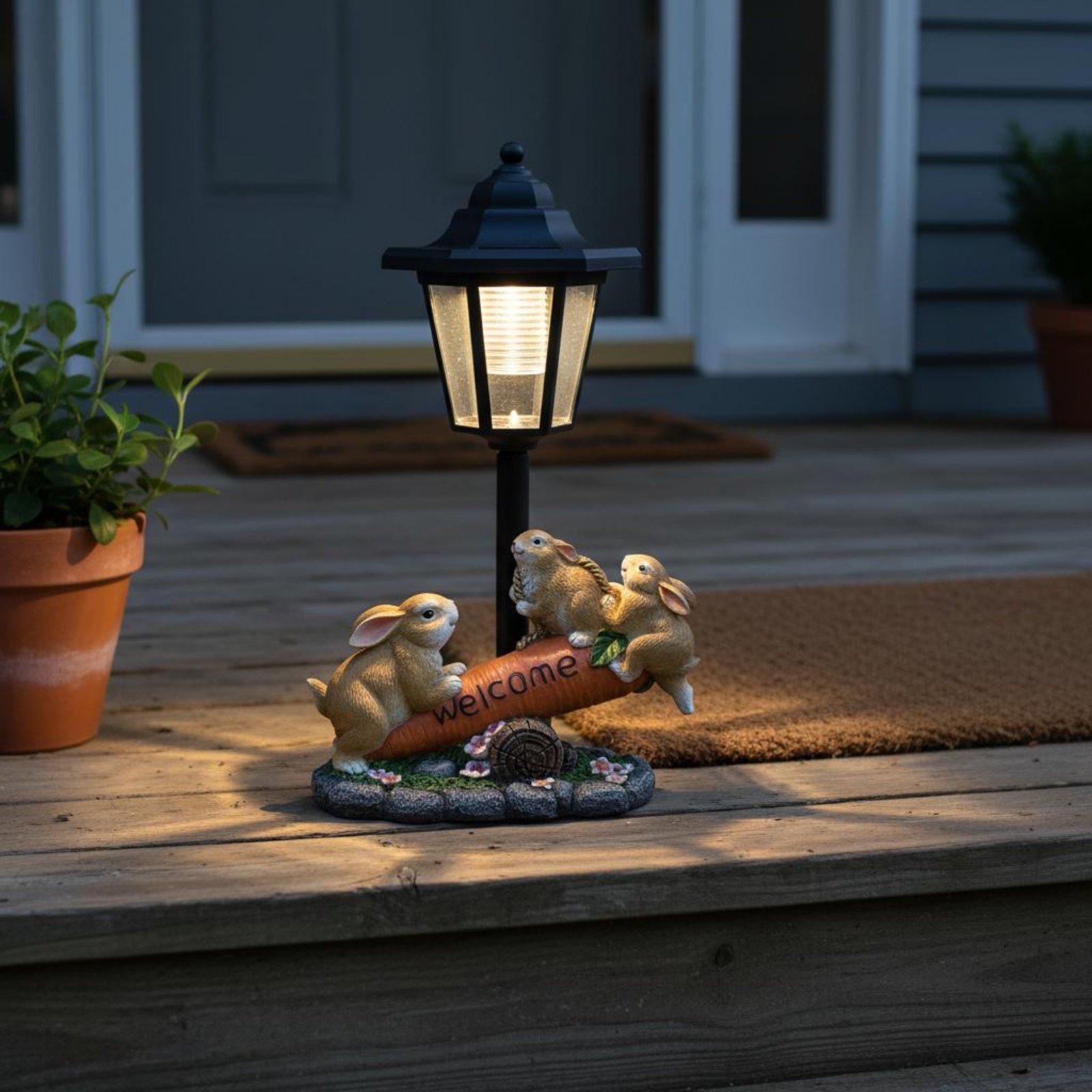 Statua di Coniglio Solare Deco - Lighting Decoration Ideas recensione e prezzo