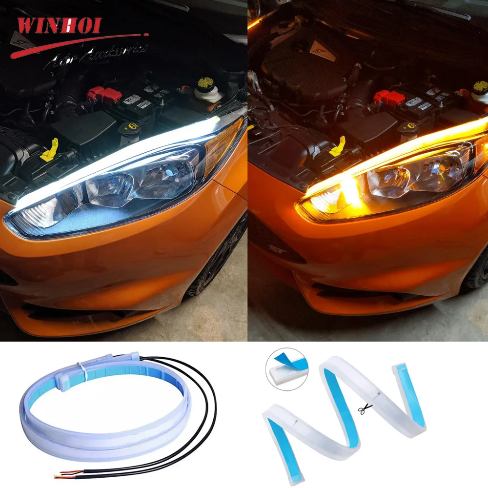 2PCS Auto LED DRL Luce di marc - Ambient Led Strip recensione e prezzo