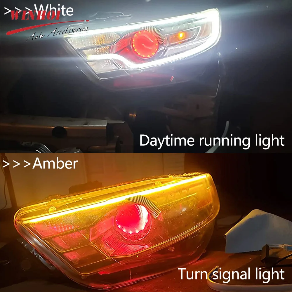 2PCS Auto LED DRL Luce di marc - Ambient Led Strip recensione e prezzo
